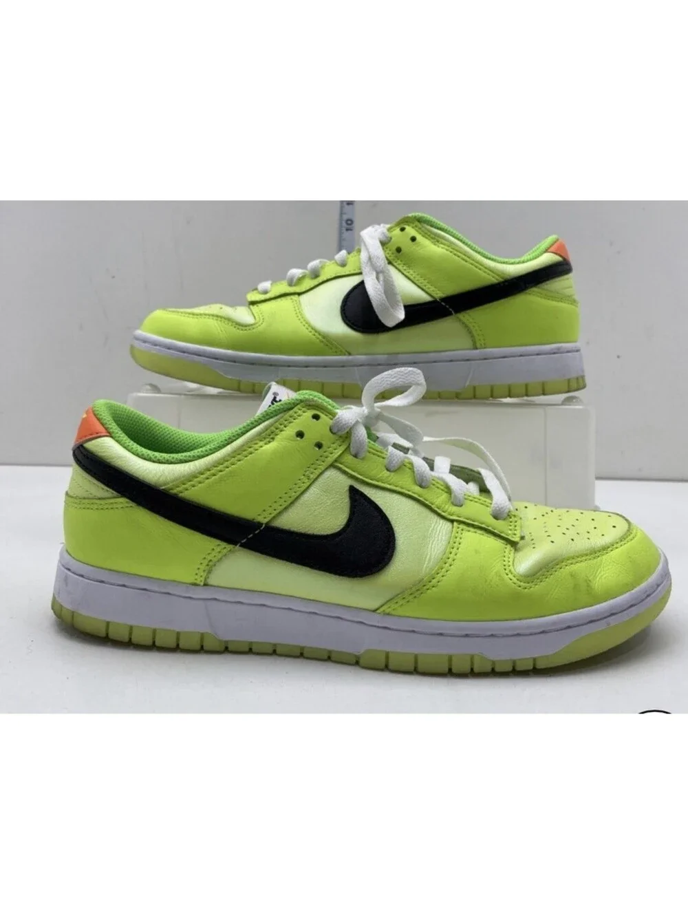 Nike Dunk Low FJ4610-702 Men's Sneakers Size 9.5 Neon Yellow Volt Black